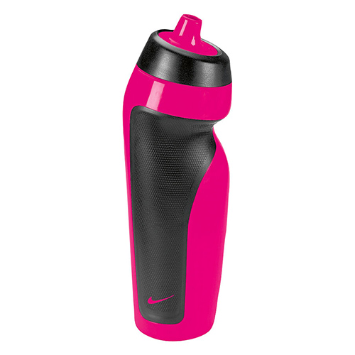 Black and pink sippy water bottle